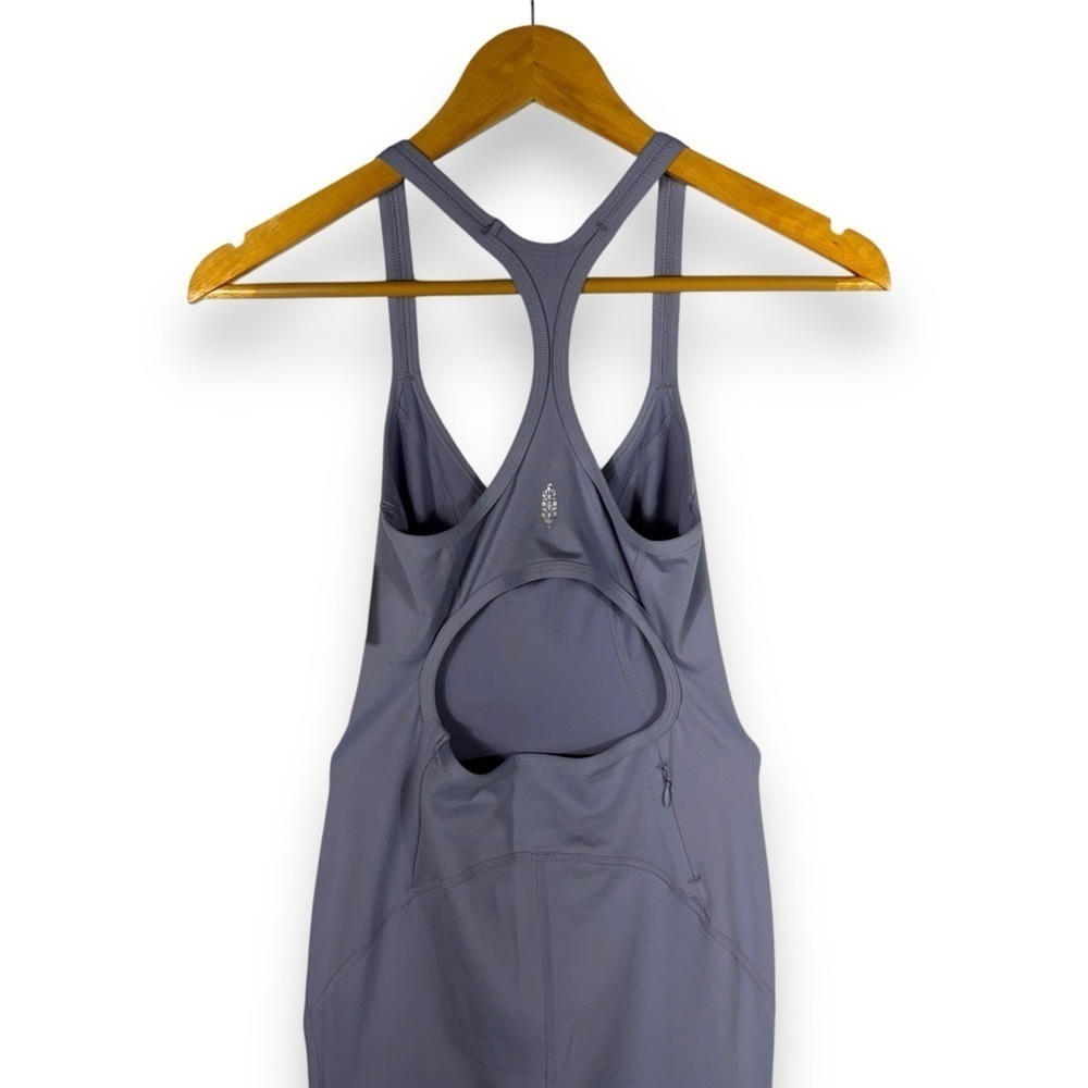 Free People Movement Let's Bounce Workout Onesie Jumpsuit, Dusted Cerulean, XS - Picture 10 of 11